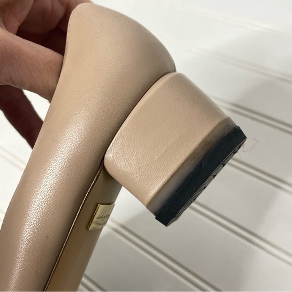 Ferragamo Vara Leather Bow Ballerina Pumps 387 - Picture 5 of 14